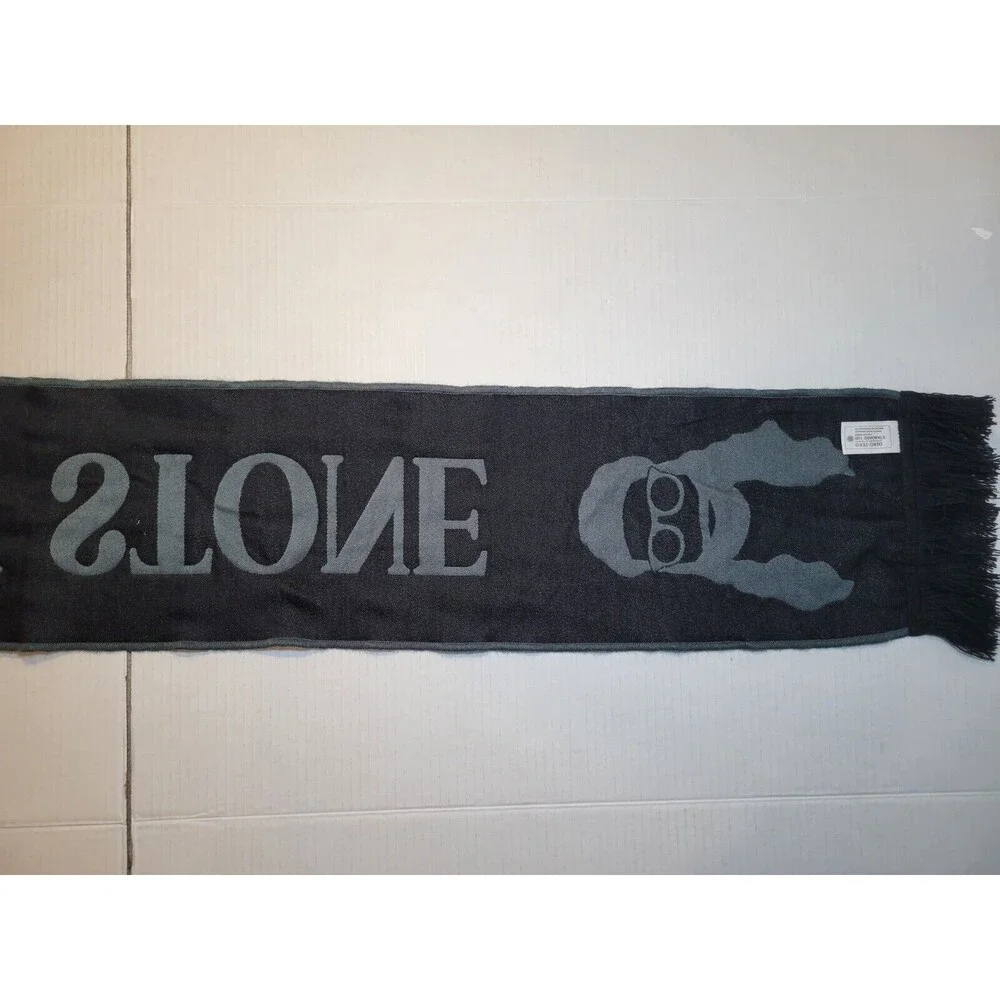 Allen‎ Stone Scarf From Tour Black Orange Fluff Face